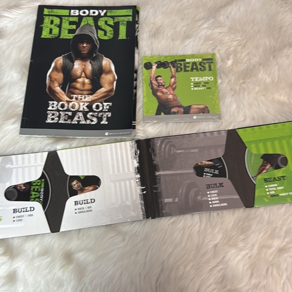 Body Beast 5 disc DVD set Book of Beast Strength Training Fitness Program - Picture 5 of 5